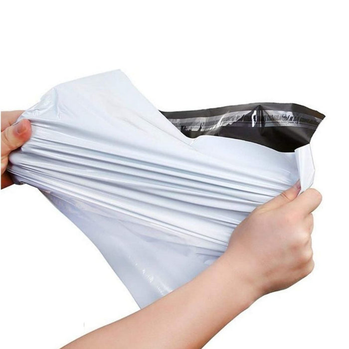 200 Envelopes De Segurança 40x53 Branco Saco Lacre Embalagem