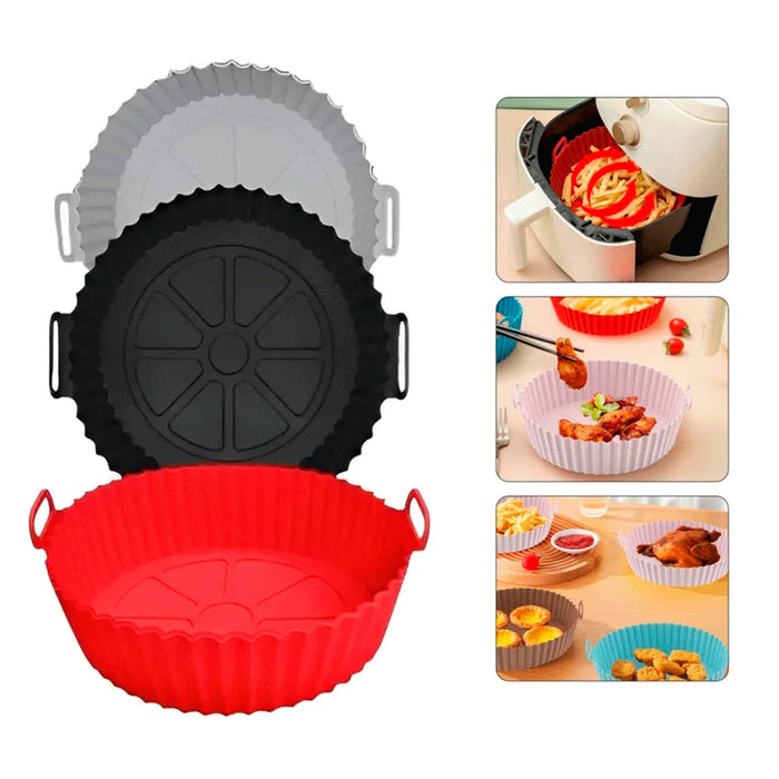 Forma Silicone para Airfryer 20cm de Diametro