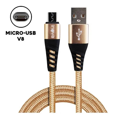 [ATACADO-SOB ENCOMENDA] Cabo 2M Micro USB V8 Inova CBO5995