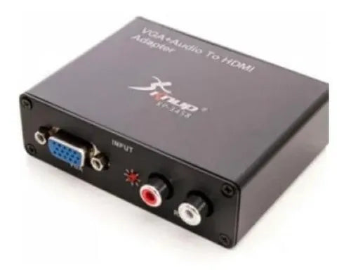 Adaptador Conversor Vga Para Hd Plug Com Audio Knup - KP3458